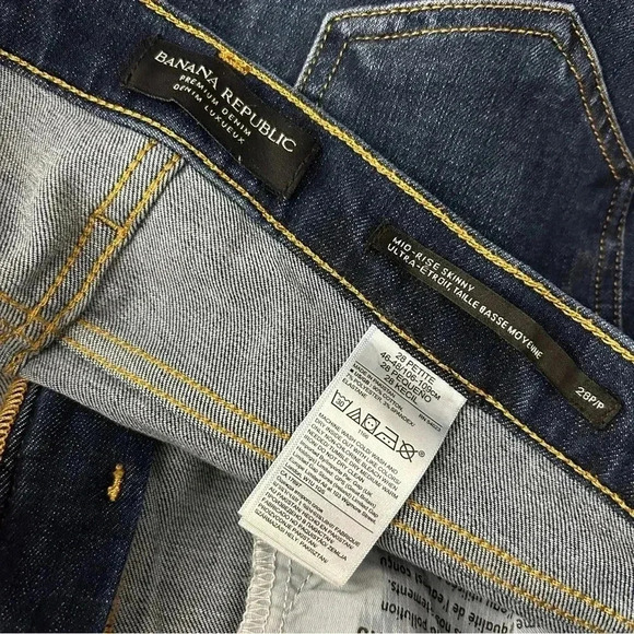 ❤️ Banana republic mid rise skinny 28x24 - Picture 5 of 10